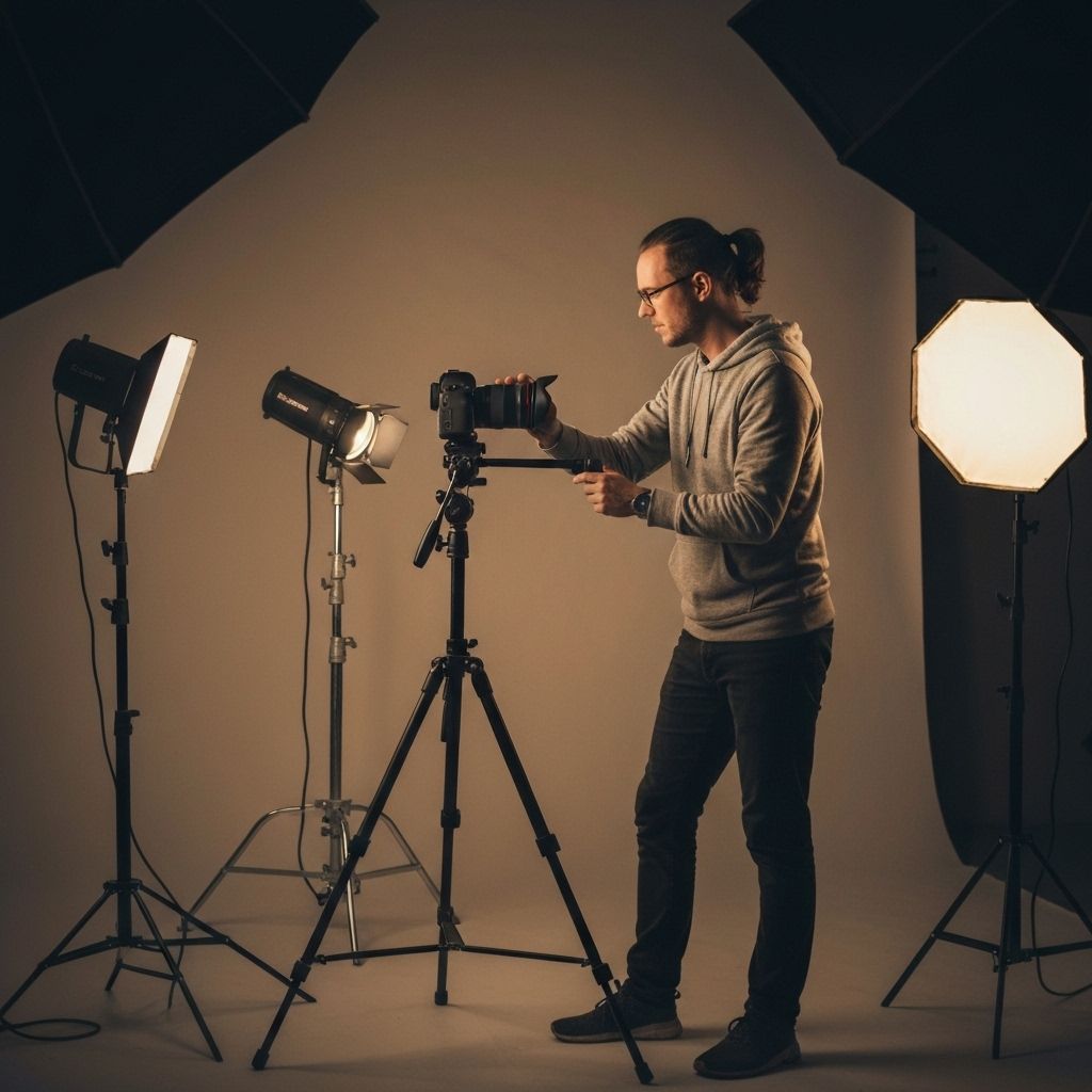 Behind the scenes photography